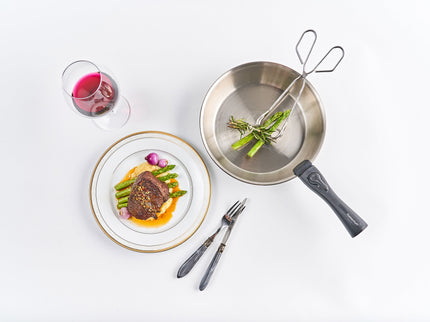 316 Ti Stainless Steel Saute Pan 20 cm