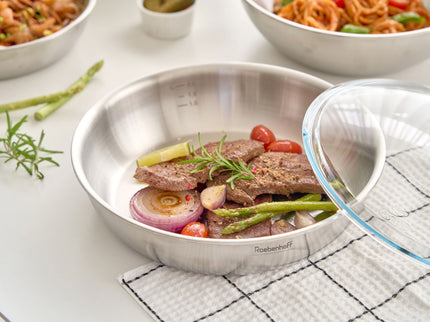 316 Ti Stainless Steel Saute Pan 20 cm