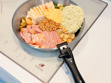 316 Ti Stainless Steel Conical Pan 28cm