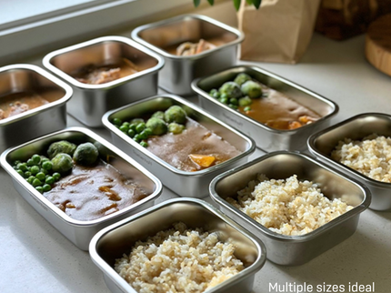 316 Stainless Steel Food Container 800ml (Square)