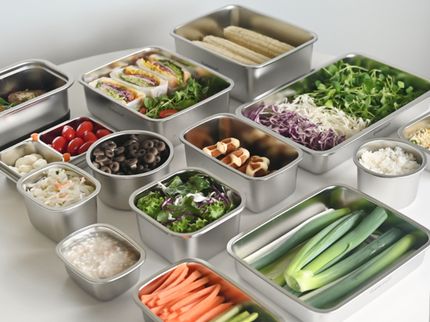 316 Stainless Steel Food Container 2900ml (Rectangle)