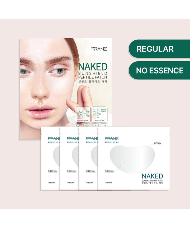 Franz Naked Sunshield Peptide Patch (Regular Size, 4 Pairs)