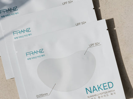 Franz Naked Sunshield Peptide Patch (Regular Size, 4 Pairs)