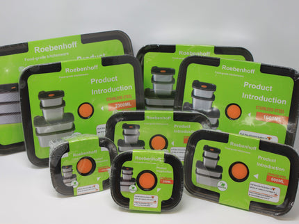 316 Food Containers 12 sets (10% discount)