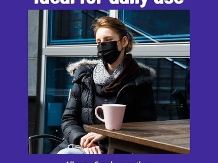 KEGIS Disposable Face Mask (50PCS)_Black