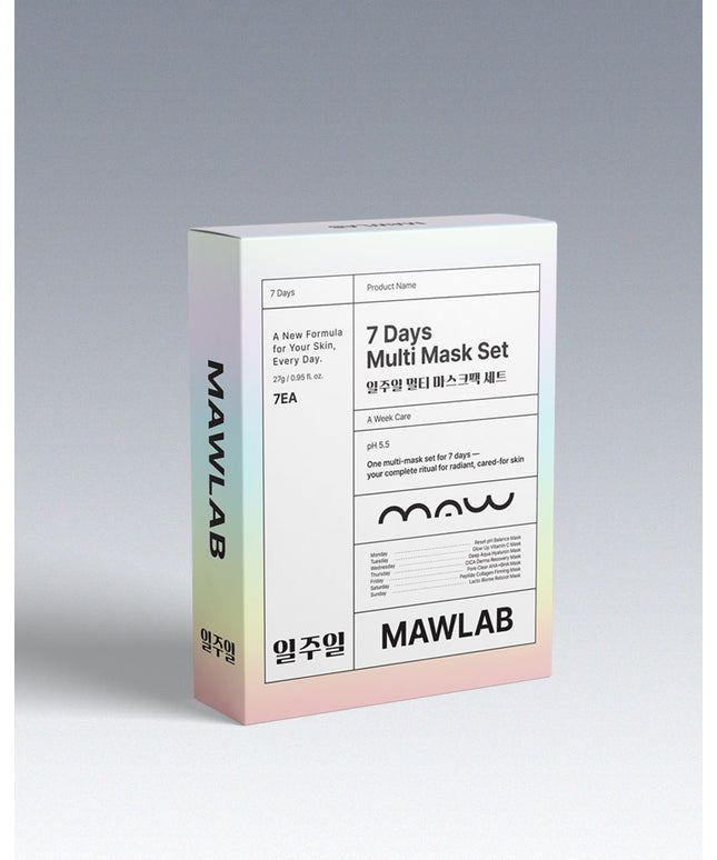 MAWLAB 7 Days Multi Mask Set