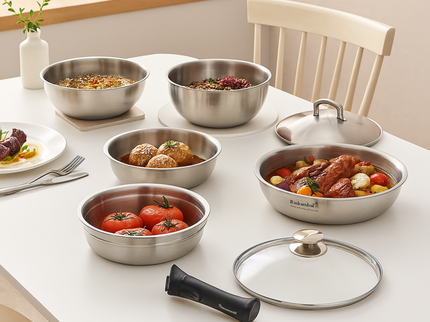 316 Ti Stainless Steel Saute Pan 26 cm