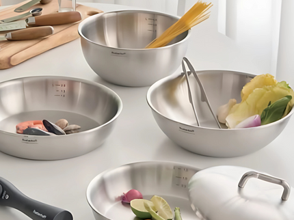 316 Ti Stainless Steel Saute Pan 26 cm