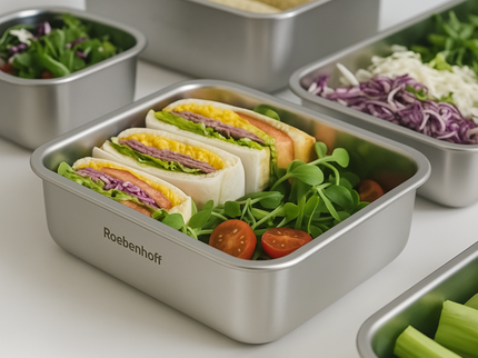 316 Stainless Steel Food Container 2300ml (Rectangle)