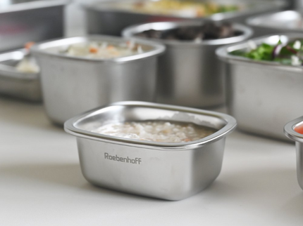 316 Stainless Steel Food Container 250ml (Rectangle)