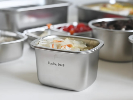 316 Stainless Steel Food Container 450ml (Rectangle)