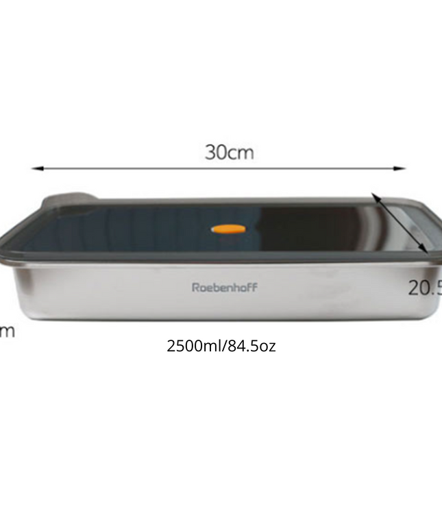 316 Stainless Steel Food Container 2500ml (Baht)