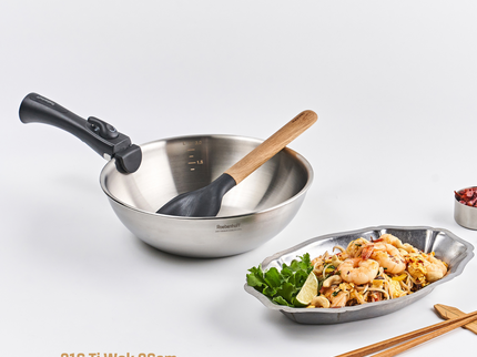 316 Ti Stainless Steel Pot 22 cm with lid