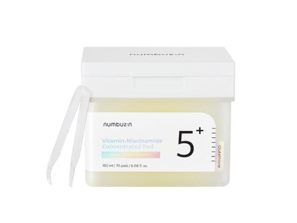 NUMBUZIN No.5+ Vitamin-Niacinamide Concentrated pad 180ml/70 pads /6.08fl. oz