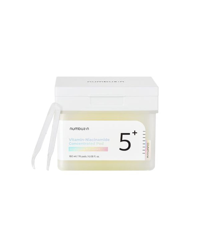 NUMBUZIN No.5+ Vitamin-Niacinamide Concentrated pad 180ml/70 pads /6.08fl. oz